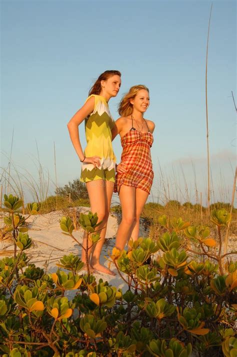 teen girls at beach stock image image of good beautiful 5255411