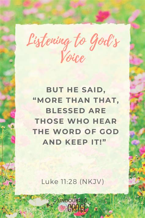 Hearing The Voice Of God 11 Powerful Bible Verses About Listening To