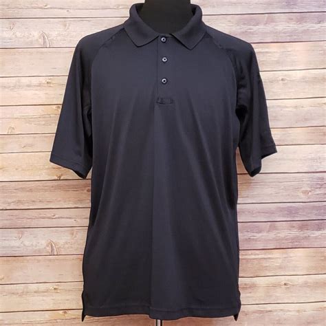 511 Tactical Series Black Short Sleeve Polo Shirt Mens Large Work