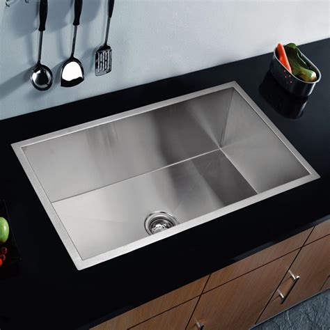 X Single Bowl Kitchen Sink Undermount Single Stainless Steel