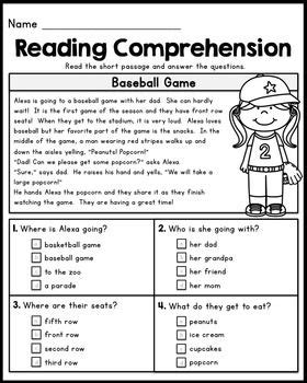 Story sequencing will allow third graders to improve their reading comprehension by putting the sequence of events in the correct order. 2nd grade reading comprehension worksheets multiple choice