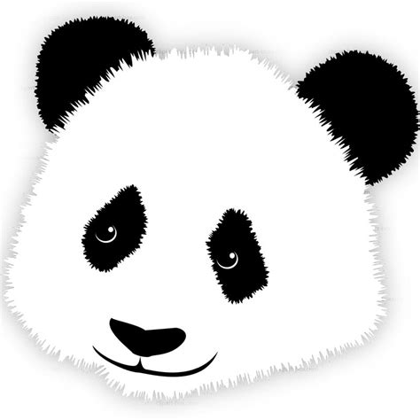 Panda Face Clip Art