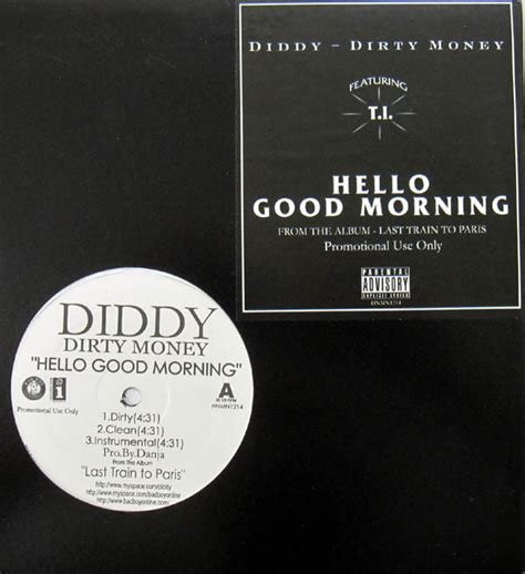 Diddy Dirty Money Hello Good Morning 2010 Vinyl Discogs