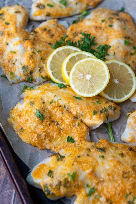 Try out this healthy baked tilapia recipe! Baked Parmesan Crusted Tilapia Recipe | Baked or Broiled ...