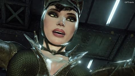 batman arkham city catwoman saves batman youtube