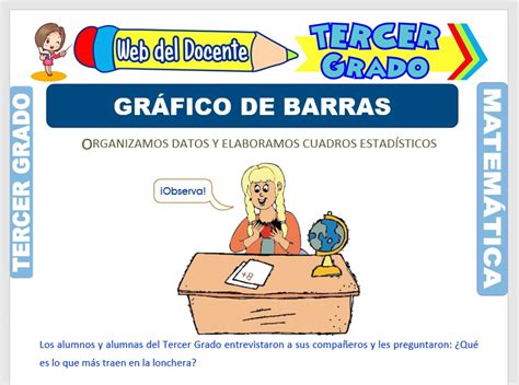 Gr Fico De Barras Para Tercer Grado De Primaria Web Del Docente