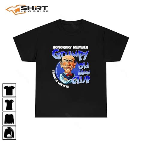 Jeff Dunham Memes Grumpy Old Man Club T Shirt Shirt Low Price