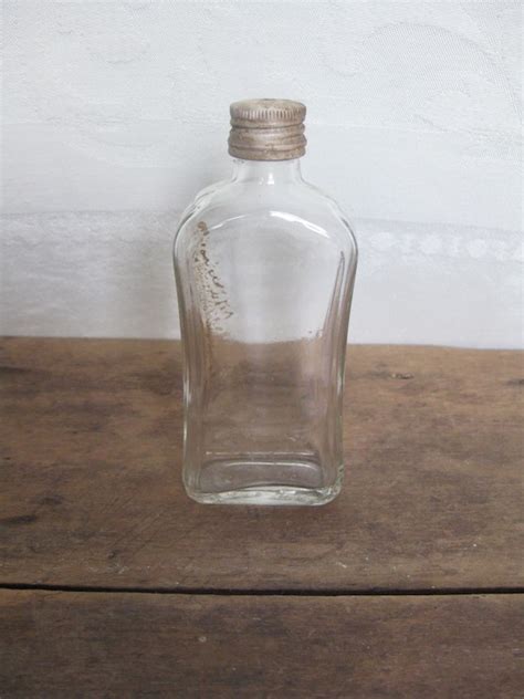 Vintage Hazel Atlas Glass Bottle With Cap Hazel Atlas Tonic Etsy