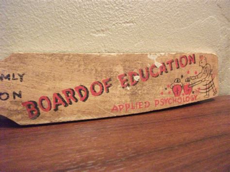 Board Of Education Wooden Novelty Paddle By Primepickins On Etsy