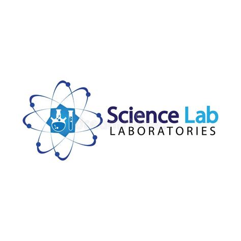 Science Lab Logolaboratory Tube Logo Template Design Vector Emblem