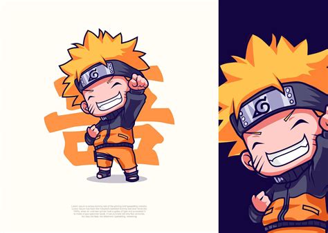 Ilustración De Personaje De Naruto Icono De Vector Estilo De Dibujos