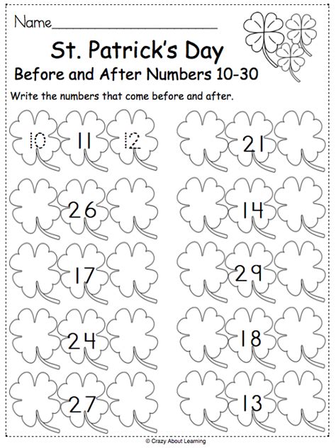 Looking for fun and educational st patrick's day activities? Free St. Patrick's Day Math Worksheet | St patrick day ...