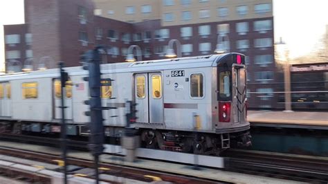 Mta New York City Subway Brooklyn Bound R142 2 Train At The Bronx Park