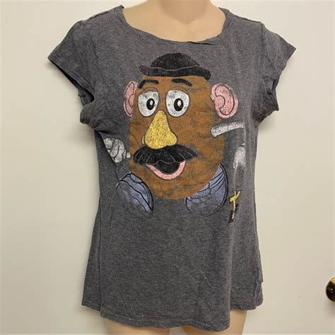 Tops Toy Story Mr Potato Head T Shirt Gray Large Poshmark