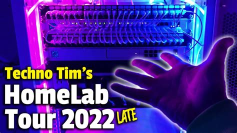 Techno Tim Homelab Server Room Tour Late 2022 Youtube