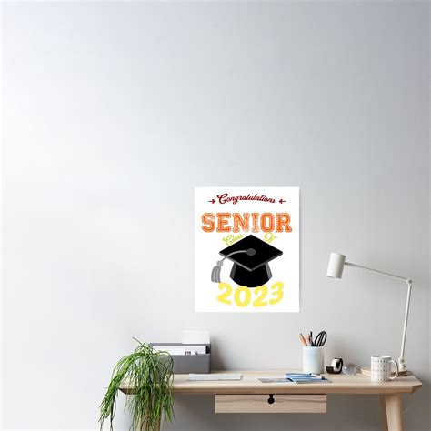 Congratulations Senior Class Of 2023 Colorful Poster For Sale By