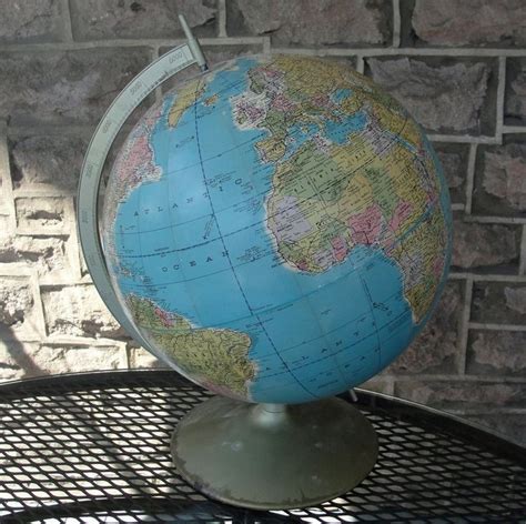 Rand Mcnally World Globe 12 Late 60s Early 70s Ebay World Globe