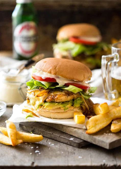 Turn up the heat and add the mushrooms. Chicken Burger! | RecipeTin Eats