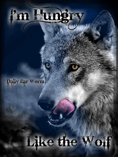 Im Hungry Like The Wolf Wolf Spirit Animal Beautiful Wolves Like