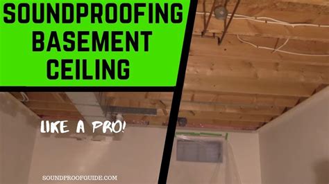 Basement Ceiling Soundproofing 4 Diy Ways To Do It Cheap Youtube