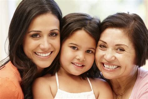 Three Generations Of Hispanic Women Stock Image Everypixel