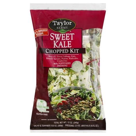 Taylor Farms Sweet Kale Chopped Salad Kit 11 Oz Bag From