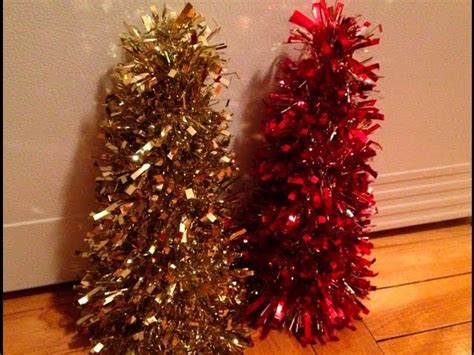 Diy Tinsel Garland Christmas Trees ♡ Theeasydiy Crafty