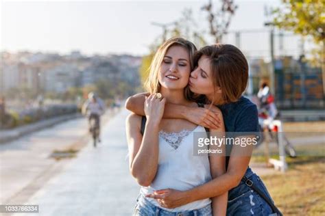 Lesbians Kissing Each Other Photos And Premium High Res Pictures