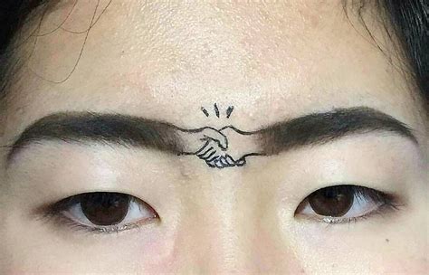 5 Tattooed Eyebrows Pictures Before And After For You Samurai Helmet