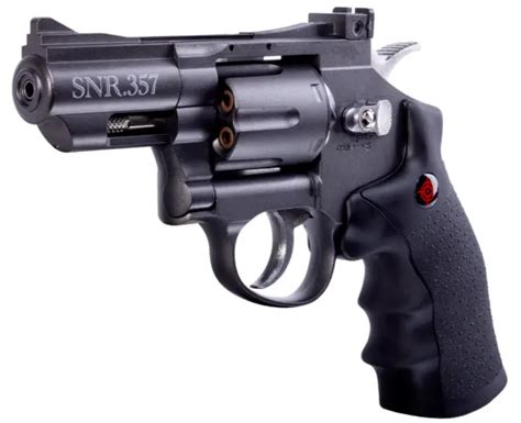 Crosman Snub Nose Snr357 177 Dual Ammo Co2 Air Revolver Gun 7150