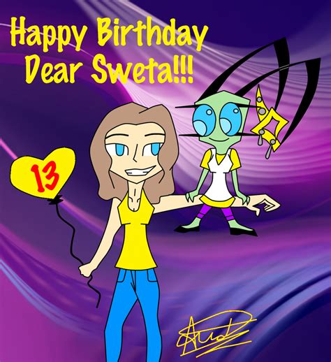 Happy 13th B Day Dear Sweta By Darkfairywinx98 On Deviantart