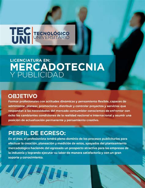 Licenciatura En Mercadotecnia Y Publicidad Tec Universitario