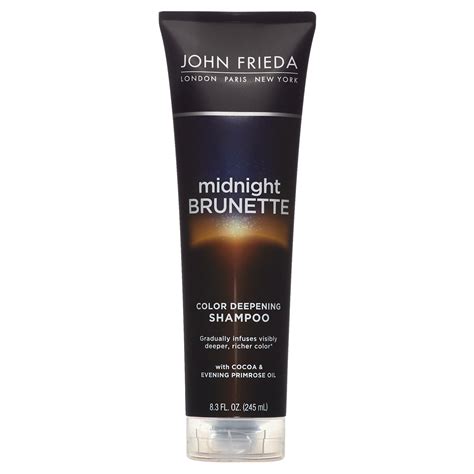 John Frieda Midnight Brunette Shampoo With Primrose Oil 8 3 Fl Oz