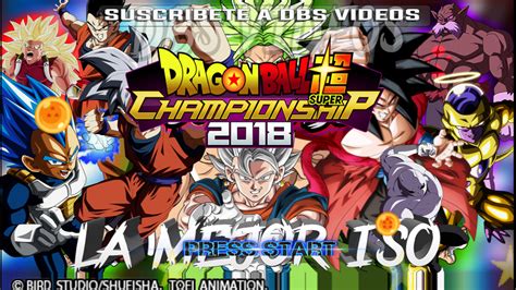 Dragon Ball Super Championship 2018 Español Mod Ppsspp