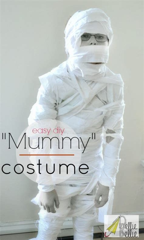 Diy Mummy Costume A Simple Tutorial From Nelliebellie
