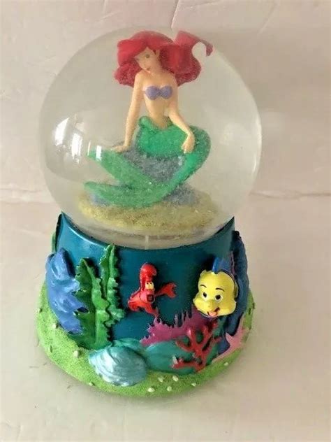 Disney The Little Mermaid Ariel Musical Snow Globe Under The Sea By Enesco 24 99 Picclick