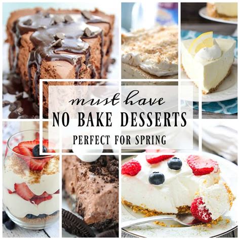 Best Ever No Bake Dessert Recipes - Yummy Healthy Easy