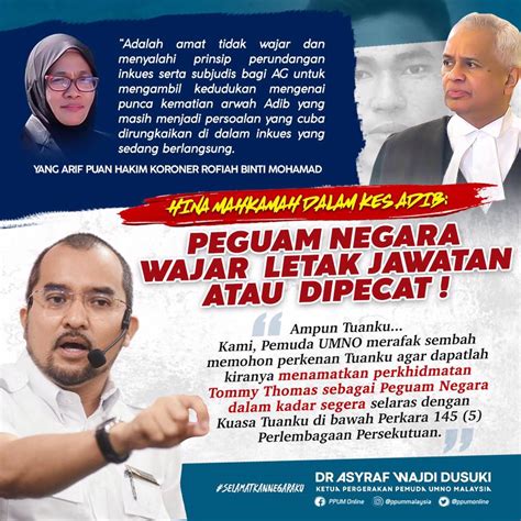Lokman adam dedahkan sebab agong letak jawatan. Hina Mahkamah Dalam Kes Adib: Peguam Negara Wajar Letak ...