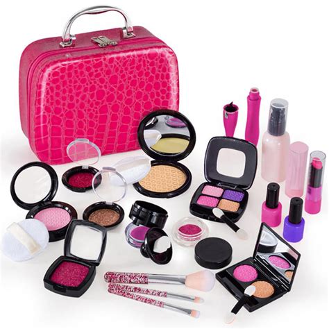 Washable Makeup Toy Set For Girls Real Make Up Kit For Kids Princess