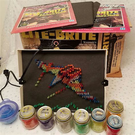 Vintage Working Complete Lite Brite With Transformer And Etsy