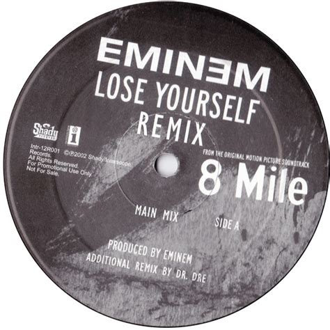 Eminem Lose Yourself Remix 2002 Vinyl Discogs