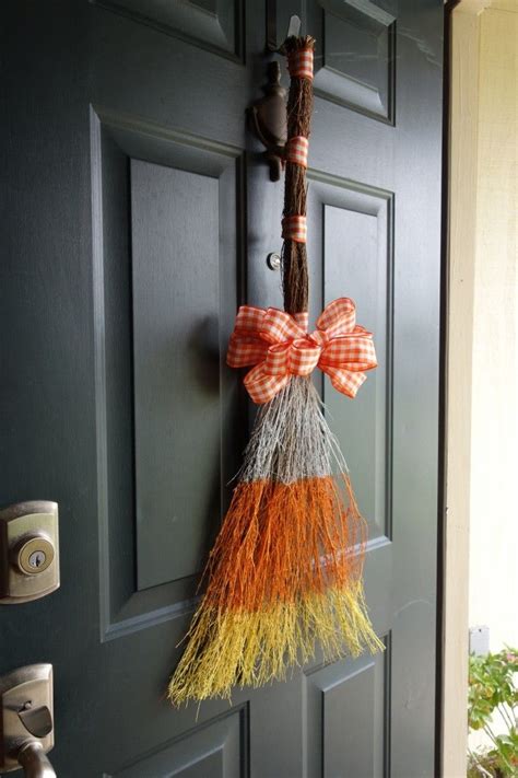Candy Corn Cinnamon Broom Diy Tutorial With Pictures Finally Fall