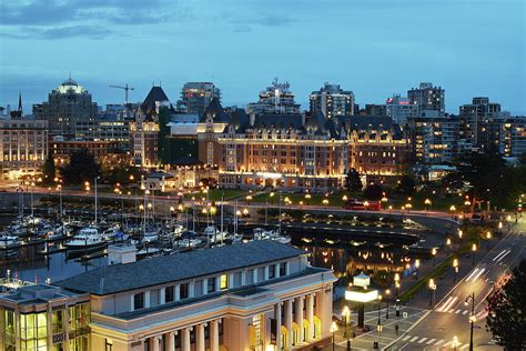 Victoria Bc Canada At Night Photograph By Gregoz Gawronski Pixels
