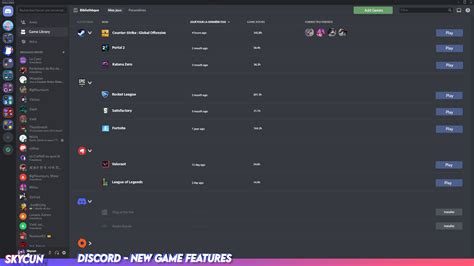 Concept If Discord Have A Update Of The Game Library The Original