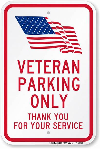 Parking Thank Veteran Signs Flag Veterans Month
