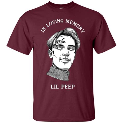Lil Peep Shirt In Loving Memory Wind Vandy