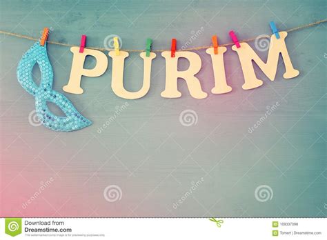 Purim Celebration Concept And X28jewish Carnival Holidayand X29 Stock