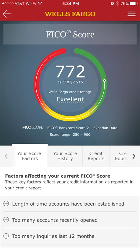 Wells Fargo free FICO after app update - myFICO® Forums - 4512934