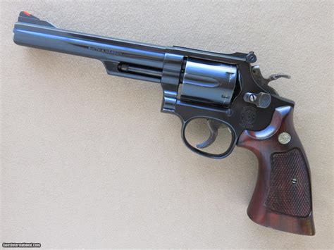 Smith Wesson Model Combat Magnum Cal Magnum Inch Barrel