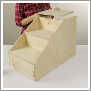 The tutorial lets you craft one functional & decorative furniture piece in the form of a ramp. Build DIY Pet Steps ‹ Build Basic